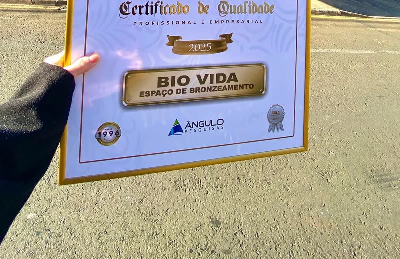 Certificado de Qualidade 2025
